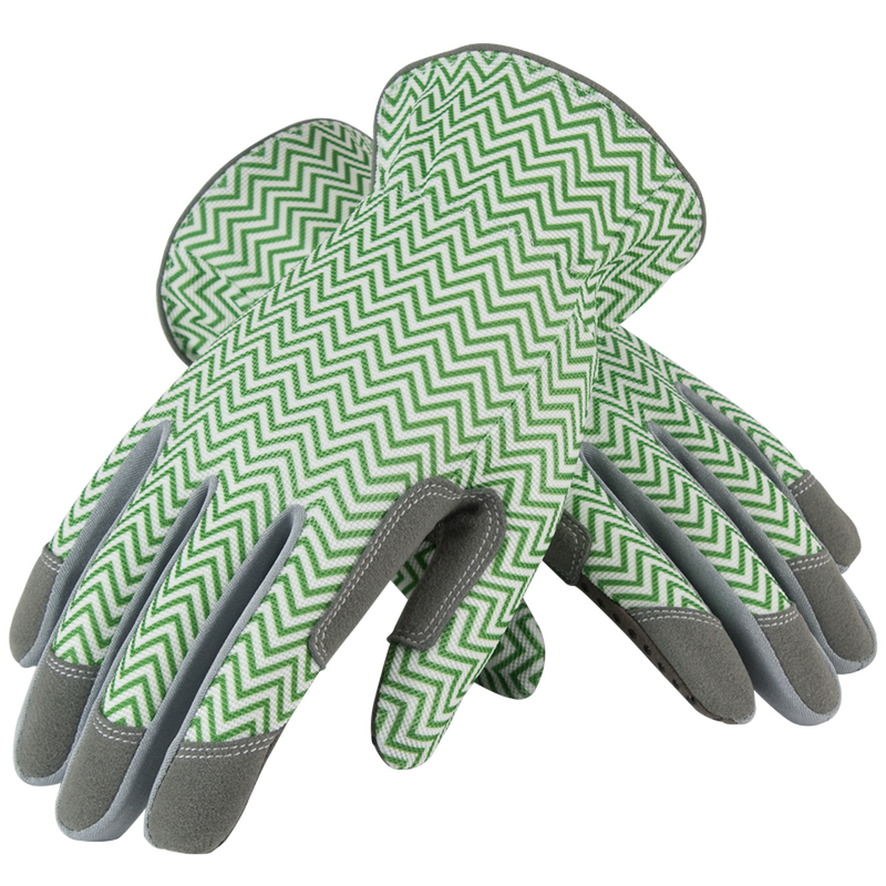 mud gardening gloves Mud Gloves Zig Zag Green