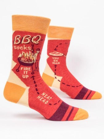 BBQ Men's Crew Socks