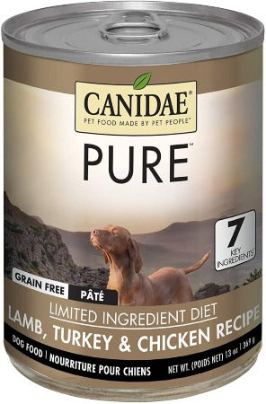 Canidae PURE Grain Free Lamb, Turkey, & Chicken 13 oz