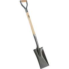 Do It Best Wood D-Handle Square Point Garden Spade 33 in