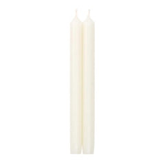 10” Duet Crown Candles in White - 2 Candles Per Duet