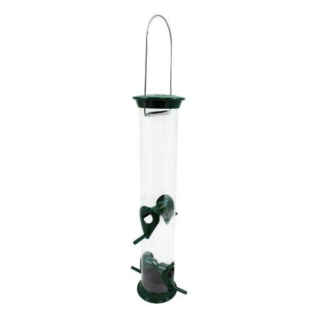 New Generation 15" Green Sunflower/Mixed Seed Feeder