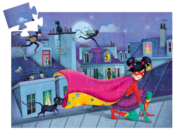 Super Star Silhouette Jigsaw Puzzle