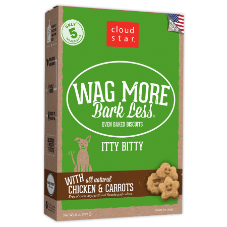 Wag More Itty Bitty Biscuits Chicken & Carrots 3 lb