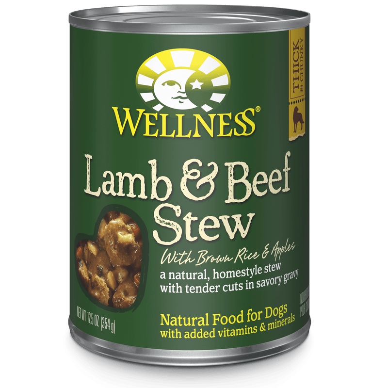 Wellness Homestyle Stew Lamb & Beef Stew with Brown Rice & Apples 12.5 oz
