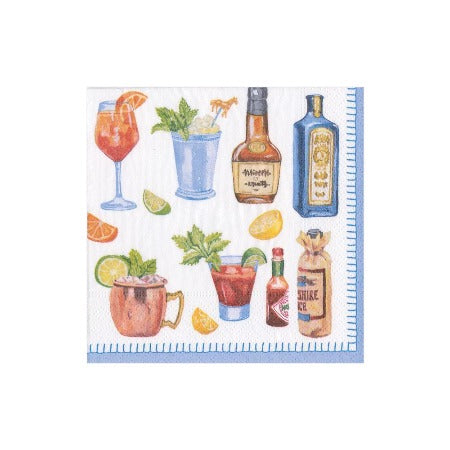 Happy Hour Paper Cocktail Napkins - 20 Per Package