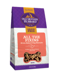 Old Mother Hubbard Grain Free All The Fixins Biscuits Mini 16 oz