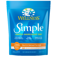 Wellness Simple Limited Ingredient Duck & Oatmeal Recipe 26 lb