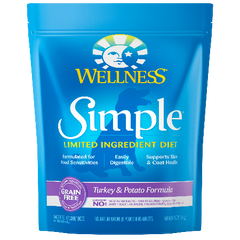 Wellness Simple Limited Ingredient Grain Free Turkey & Potato Recipe 26 lb