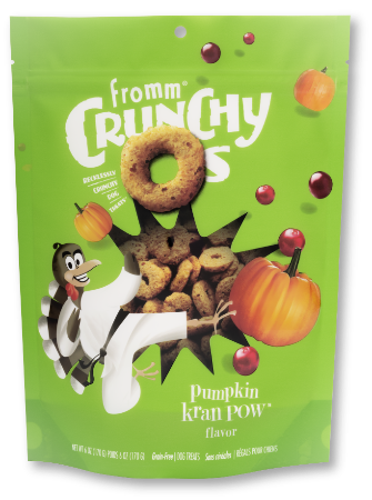 Fromm Crunchy O's Pumpkin Kran POW Treats 6 oz