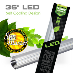 Sunblaster High Output LED Grow Light 3' 36W 6400K