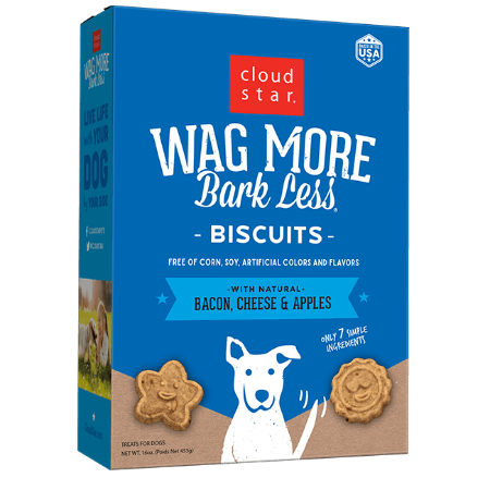 Wag More Biscuits Bacon, Cheese & Apples