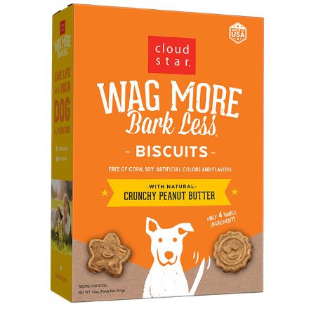 Wag More Biscuits Crunchy Peanut Butter