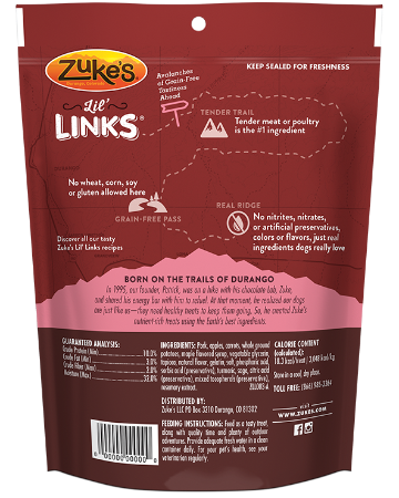 Zuke's Lil' Links Pork & Apple Recipe 6 oz